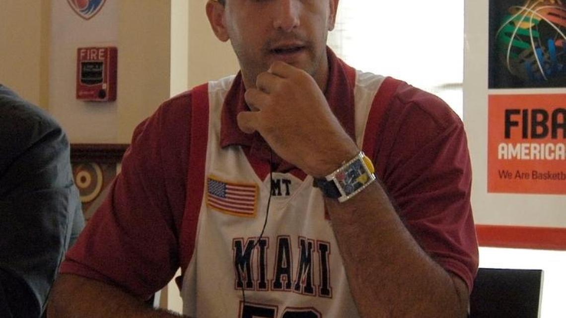 Miami-Dade Detective Karel Rosario pleaded guilty Tuesday in the case of high-end luxury jewelry stolen from a suspect’s home. He is pictured here in 2007 for a a Miami Herald story on a local semi-pro basketball team.