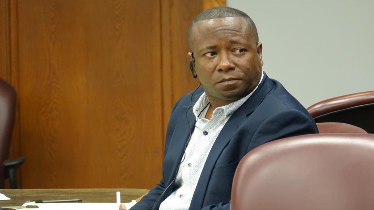 
Ricardo Varona, who says he grew marijuana only to help his cancer-stricken wife, in Miami-Dade court during trial on Friday.

