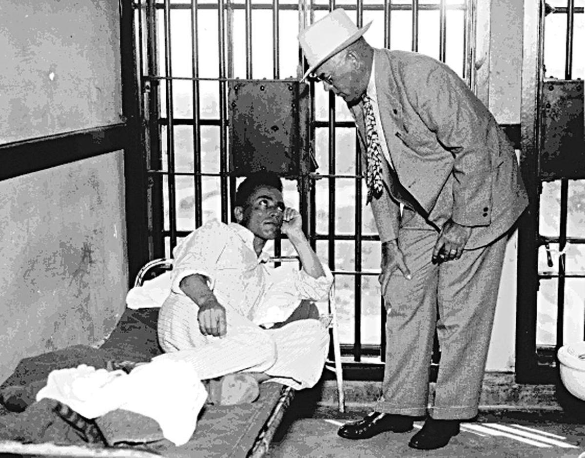 Giuseppe Zangara awaits justice in his jail cell atop the Dade County Courthouse after he was accused of killing Chicago Mayor Anton Cermak in Miami’s Bayfront Park on February 15, 1933. Zangara was aiming at President Franklin Delano Roosevelt who had drawn the largest crowd to the park in Miami’s history. Zangara’s last words while strapped to the electric chair: “Pusha the button.”