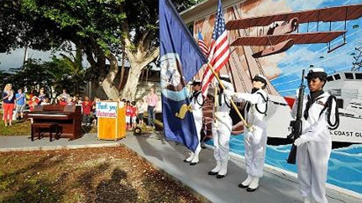 Sigsbee Charter School is located on the Naval Air Station Key West base.