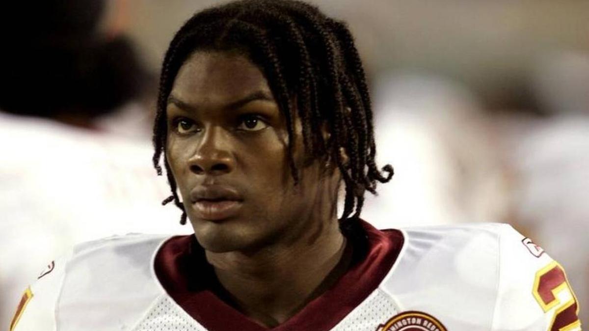 Washington Redskins football player Sean Taylor is seen before the start of a game against the Jacksonville Jaguars in Jacksonville in a 2007 photo. Taylor died from injuries sustained when he was shot during a burglary later in the year.