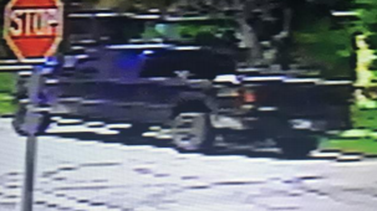 Police are searching for the driver of a Ford pickup truck who seriously injured a 55-year-old bicyclist in northwest Miami-Dade Thursday.