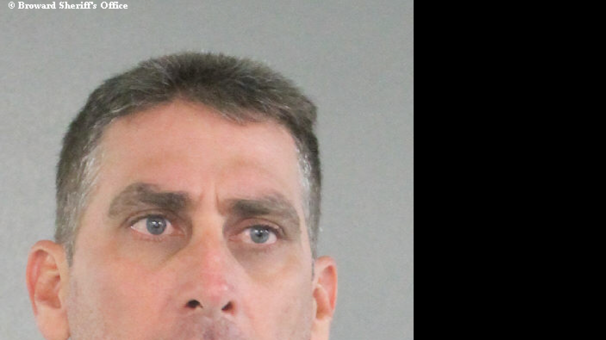 
Youth baseball coach David Solomon, 47, is shown in this Broward County Sheriff’s Department booking photo. 
