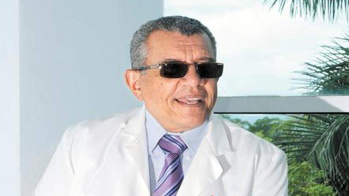 
Dr. Santiago Bernabe Montoya of Miami pictured in an October 2013 interview in Managua, Nicaragua.
