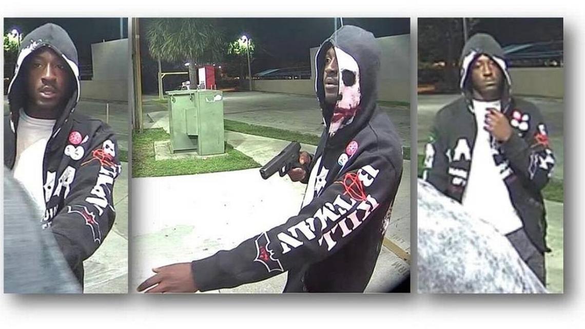 North Miami police believe this is a photo of Marcine Bernard Hill, 17, who police say shot and killed a North Miami Beach man as he withdrew money from an ATM at a Bank of America branch in North Miami BeachWednesday night.