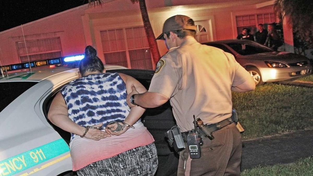 Miami-Dade Police make an arrest in a condo fraud investigation.