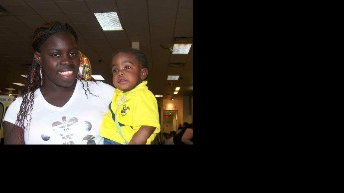 
Diane Metelus, with her son, Jamari Erick Williams. She was the innocent and accidental victim of stray bullets aimed at someone else in her Brownsville neighborhood.
