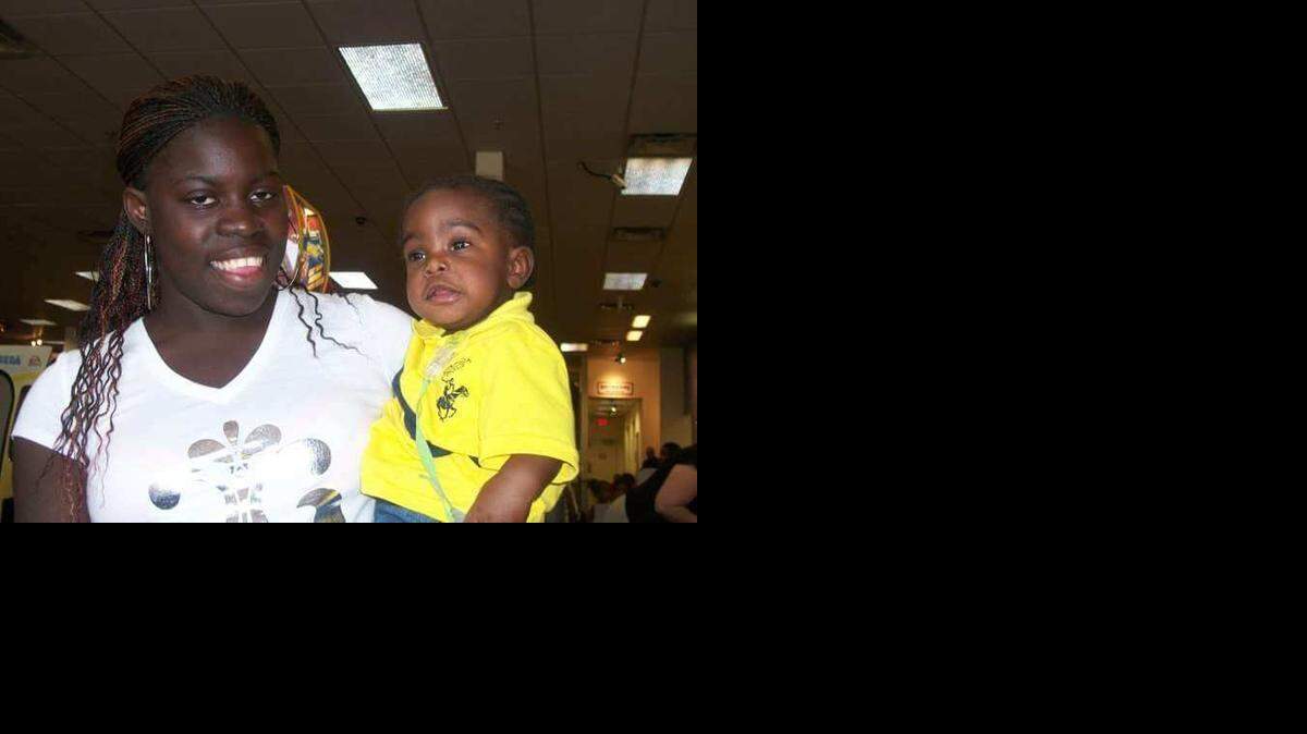 
Diane Metelus, with her son, Jamari Erick Williams. She was the innocent and accidental victim of stray bullets aimed at someone else in her Brownsville neighborhood.
