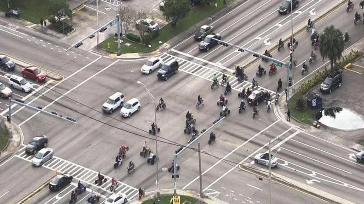Hundreds of ATV riders took to the streets in 2017 as part of the #Bikesupgunsdown event for Martin Luther King Day.