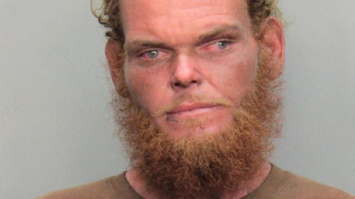 Brett Heinzinger, in a mugshot that became an internet meme.