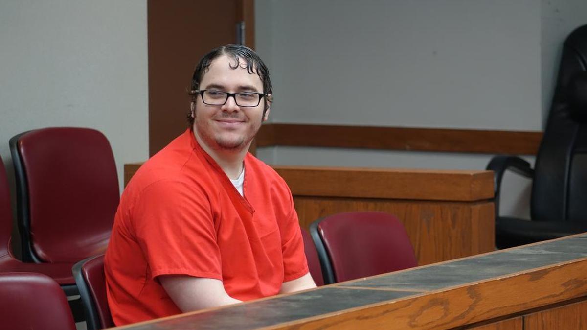 
Michael Hernandez, who murdered his classmate in a campus bathroom at Southwood Middle in 2004, during a recent court hearing. His resentencing has been delayed until early 2016. 
