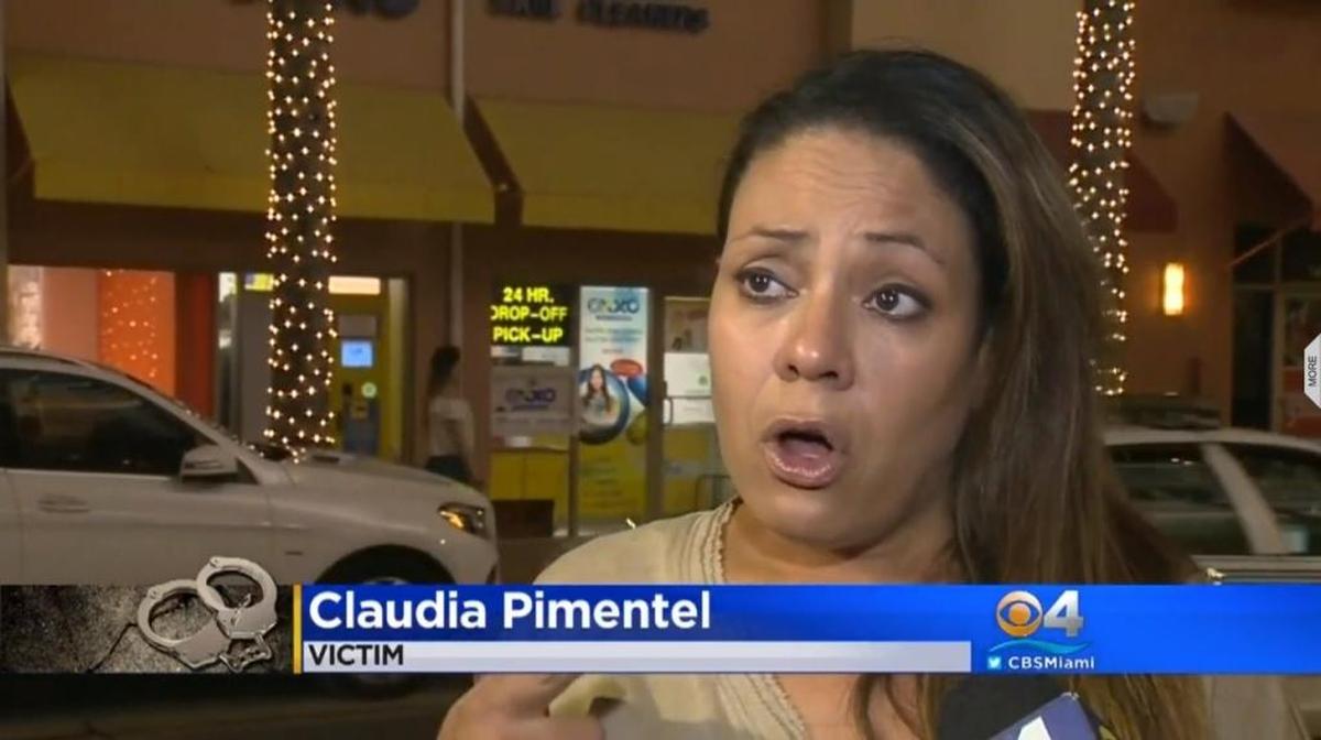 Claudia Pimentel told CBS4 and Miami Beach police that her apartment had been burglarized by her landlord. She said Valentina Zaeta stole items worth thousands, along with $500 cash.