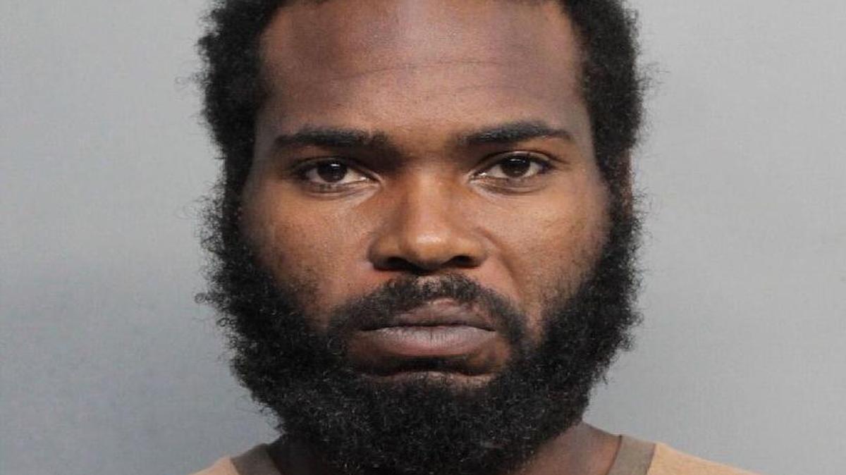 Charles Flowers, 27, was charged with grand theft auto and fleeing law enforcement after he refused to pull over during a chase, crashed his car into a school, then backed into a patrol car, police said.