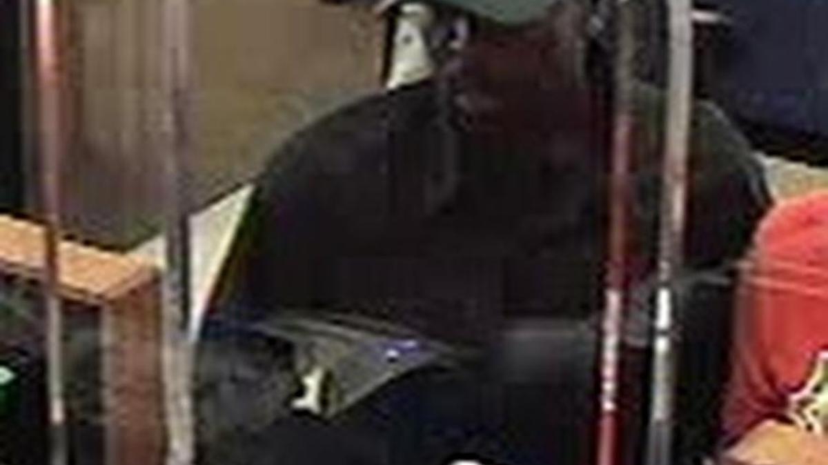 A JP Morgan Chase security camera photo shows Wednesday’s North Lauderdale bank robber