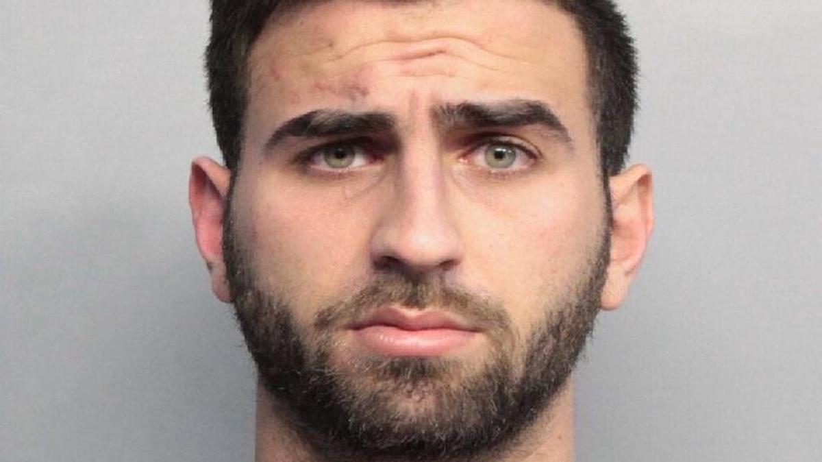 Hialeah police say Michael Mario Delgado ran over a man with a SUV during a fight. He was charged with attempted murder.