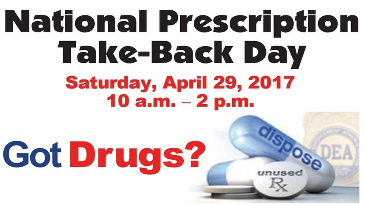 Miami-Dade Police will take part in the National Prescription Take-Back Day initiative on Saturday, April 29.