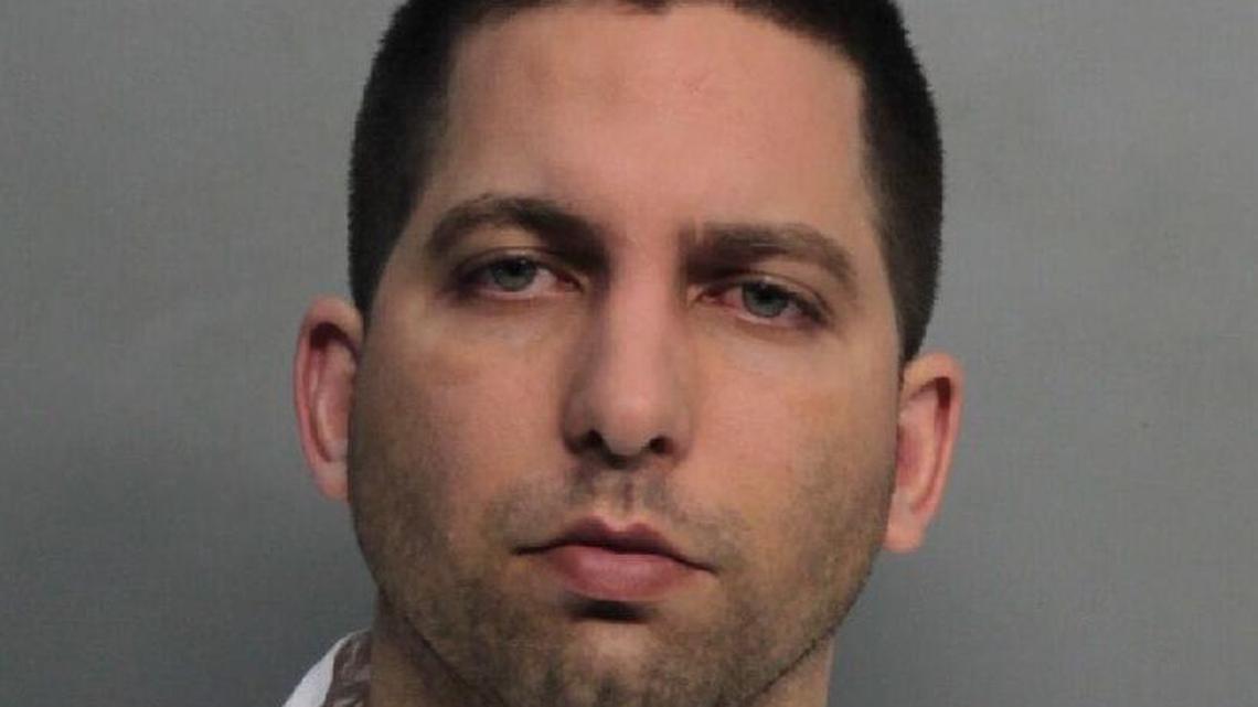 Julio Caesar Suarez, 33, was arrested for the shooting death of his brother and another man after a chaotic car chase Tuesday night through downtown Miami. Suarez told police he thought his brother had been kidnapped and he was trying to save him.
