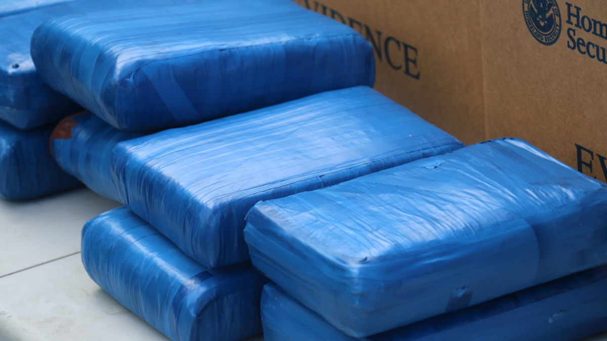 Customs and Border Protection officials seized about 70 bundles of cocaine, weighing 150 pounds in total, from a fishing vessel Tuesday.