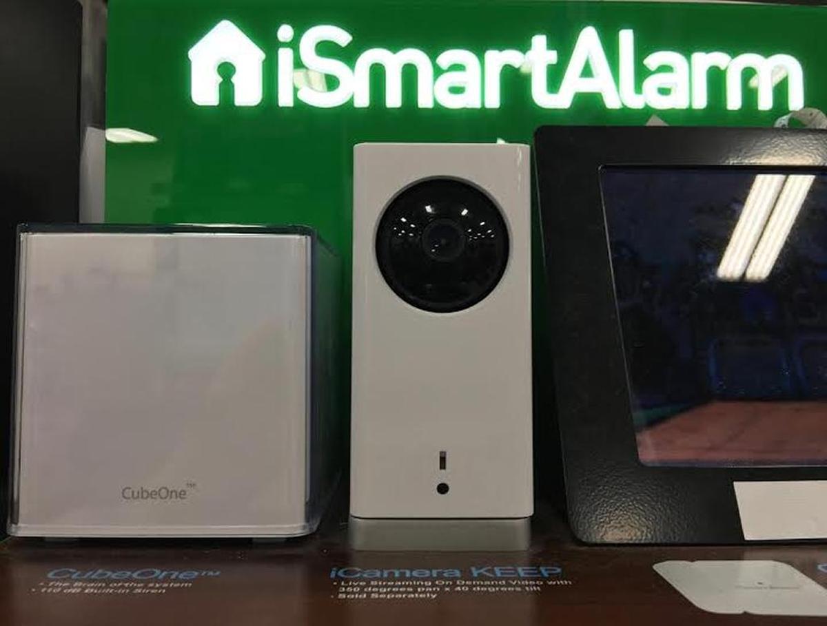 The iSmart Alarm system.