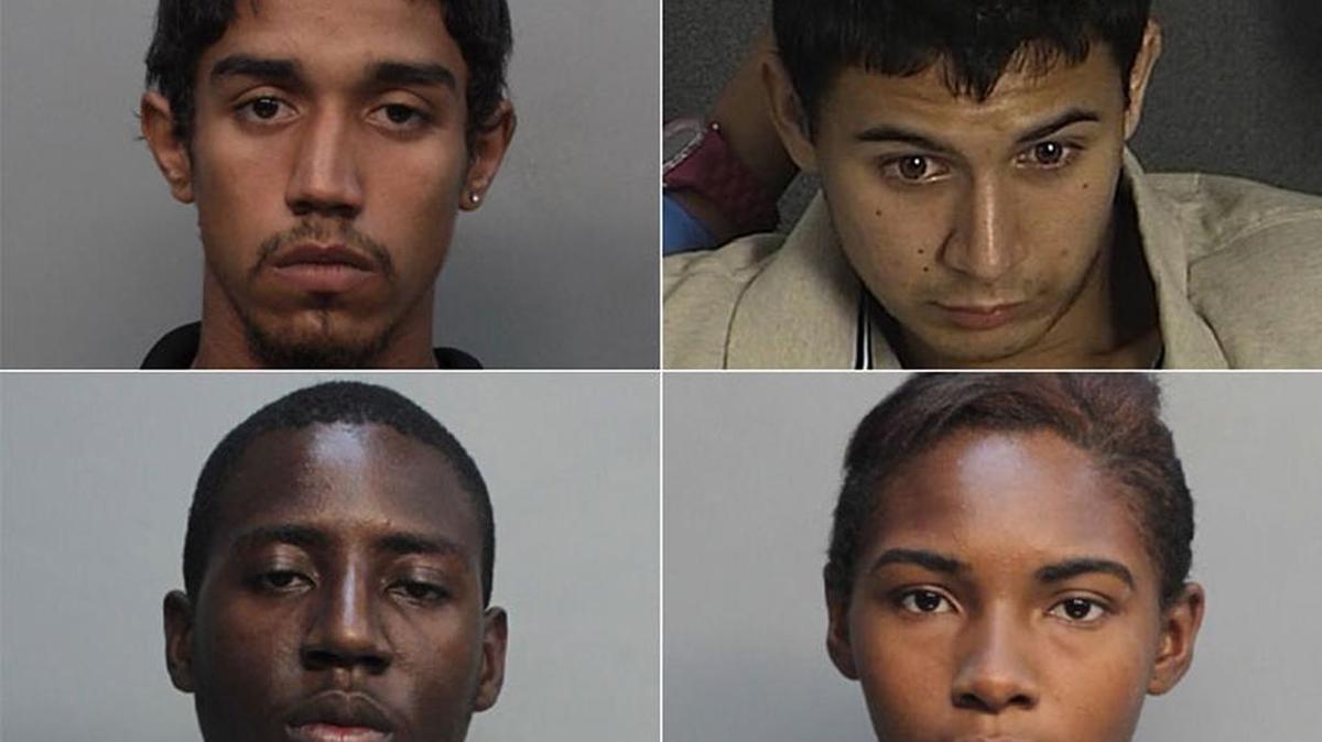 
Clockwise from top left, Kaheem Arbelo, Christian Colon, Desiray Strickland and Jonathan Lucas.
