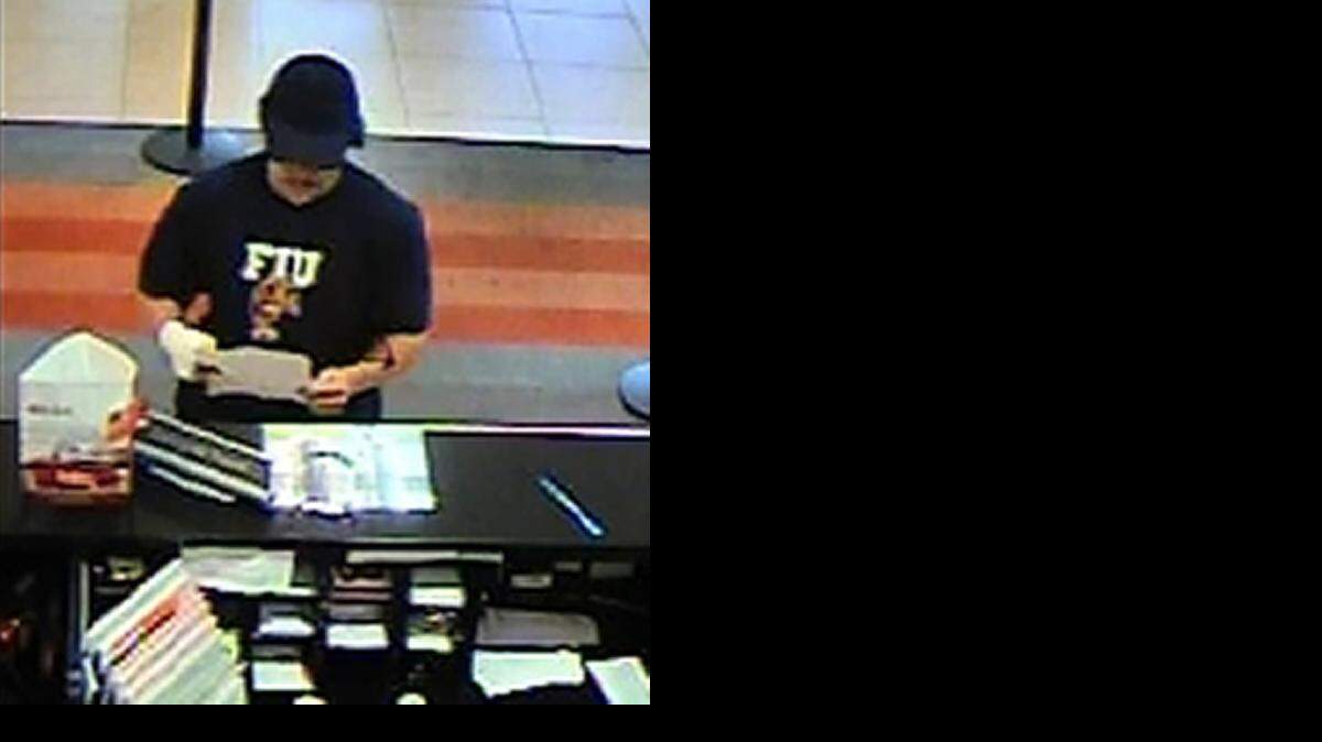 
Robbery of a BB&T branch on Southwest 107th Avenue.
