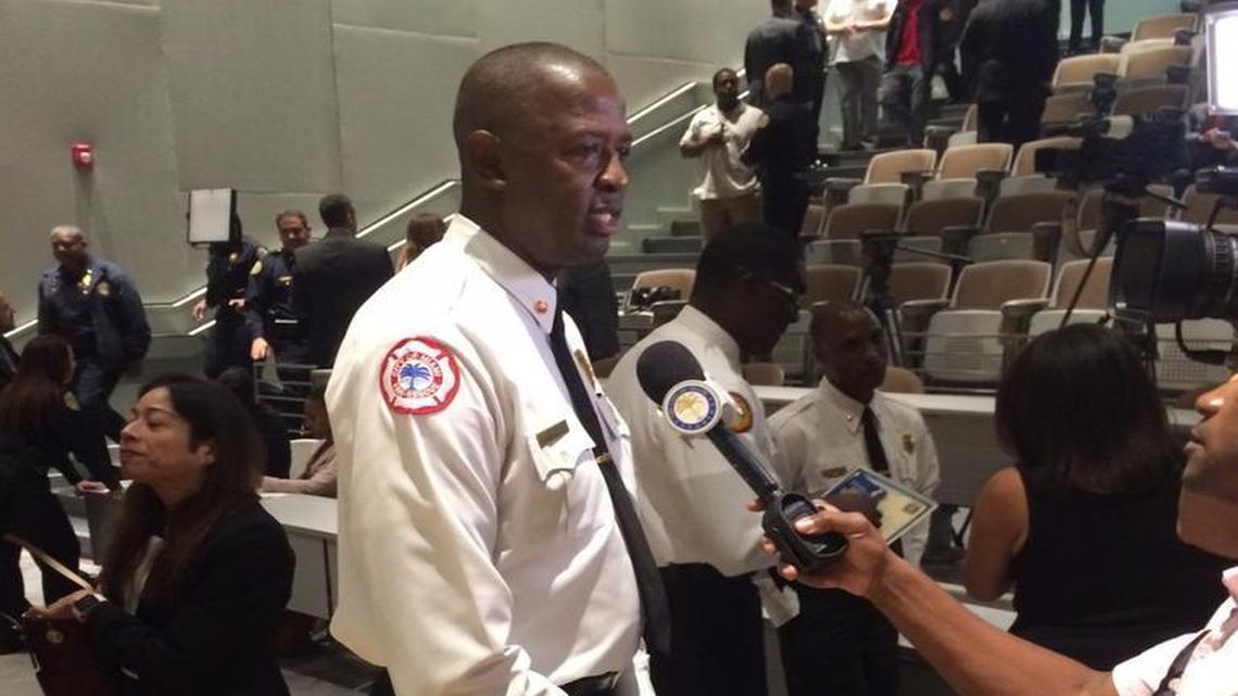 Miami Fire Chief Maurice Kemp said the use of Narcan, the antidote to an overdose of fentanyl, has more than doubled in Miami the past year.