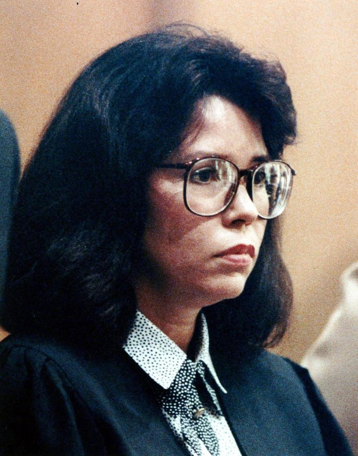 COHEN ON TRIAL: Joyce Cohen sits accused of the murder of her husband Stanley Cohen at her trial in 1989. A decade later, Cohen, who was convicted of hiring two hitmen to kill her husband Stanley Cohen, unsuccessfully sought a new trial amid allegations that the lead homicide detective stated the hit men were never at the crime.