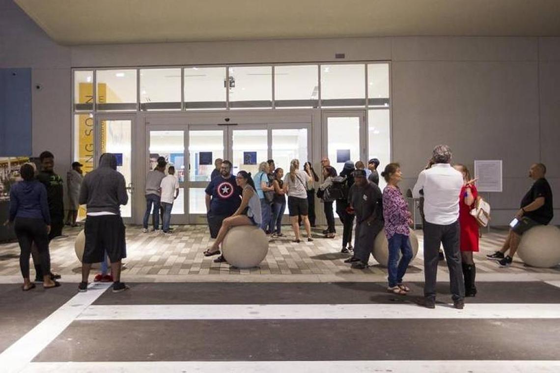 Thousands of people fled the mall after 7 p.m., when reports surfaced that someone was firing a gun inside Aventura Mall.
