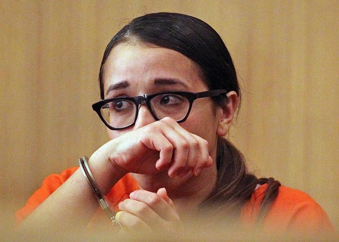 Jessica Araujo wipes the tears from her eyes as she listens to testimonials of the life of Naji El-Kadir from his future wife and friends. On Wednesday, October 4, 2017 Jessica Araujo pleaded guilty to DUI manslaughter for the April 2016 death of Naji El-Kadir. She faces up to 21 years behind bars when she is sentenced Oct. 27, 2017.