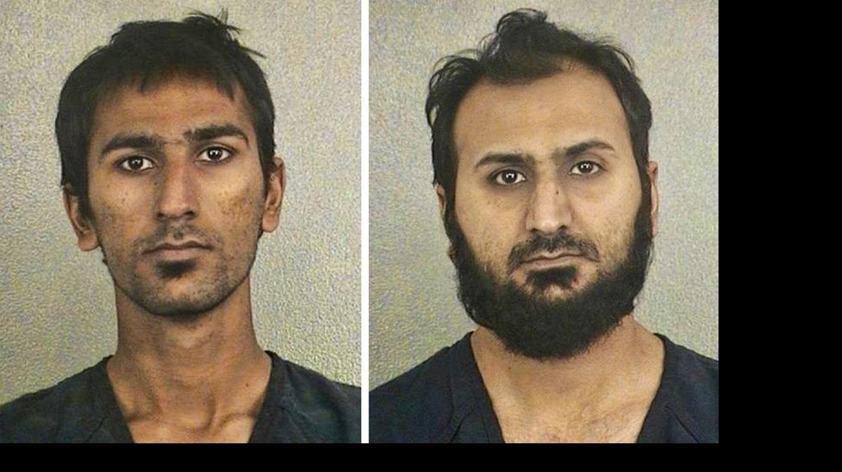 
Raees Alam Qazi, 22, (left) and Sheheryar Alam Qazi, 32 — naturalized U.S. citizens from Pakistan who lived together in Oakland Park before their arrests in 2012 — both pleaded guilty in March to conspiring to provide “material support” to terrorists.
