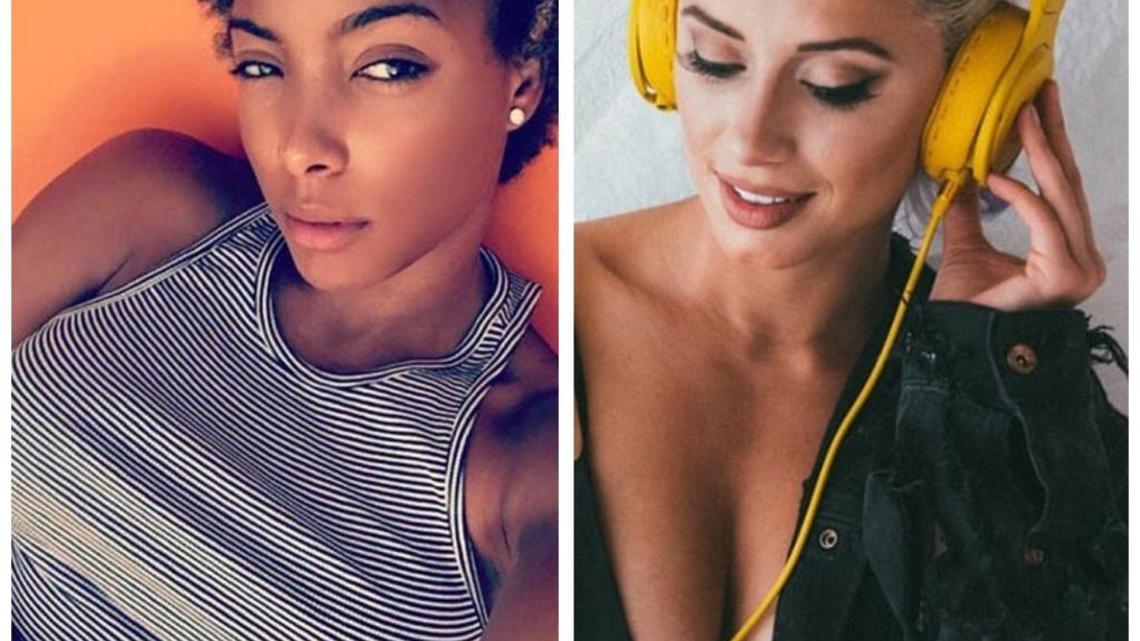 Hencha Voigt, left, a reality TV show star, is accused of extorting YesJulz, a South Beach socialite. Miami-Dade prosecutors want her to provide passwords to her iPhone, which they say holds evidence in the case. Voigt’s attorney argues that violates her Fifth Amendment right to remain silent.