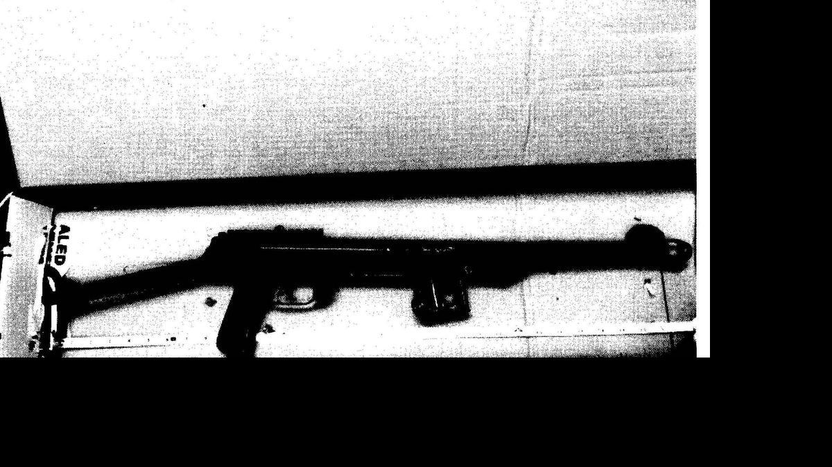 
This machine gun was found at the home of gang member Abigail Correa, 26, who pleaded guilty possessing guns as a convicted felon and selling marijuana.
