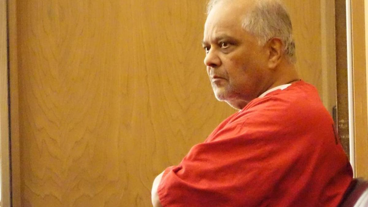 Krishna Maharaj, convicted of a double murder in Miami in 1986, in court during a hearing in 2014.