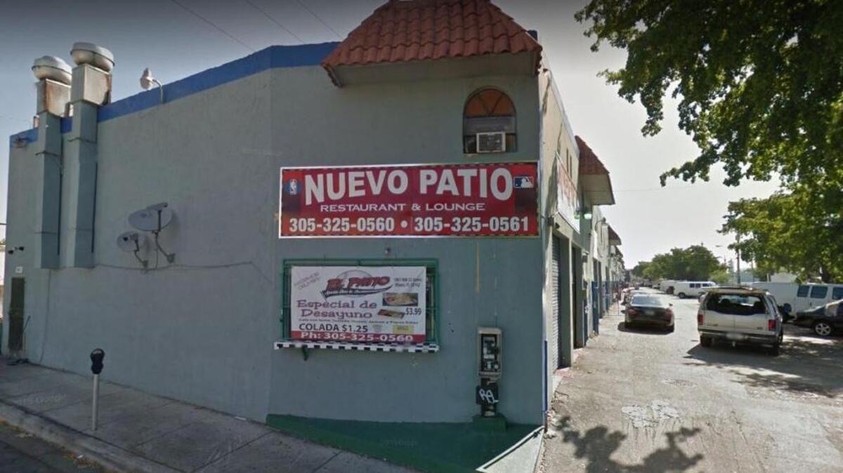 Nuevo Patio restaurant and lounge in Allapattah