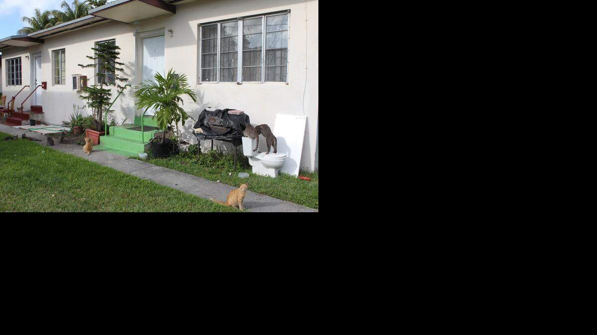 
The Miami home where counterfeit $100 bills allegedly were being produced. José Batista was indicted of making counterfeit money on Feb. 27 and pleaded not guilty in Miami federal court on March 3. He is now awaiting trial.
