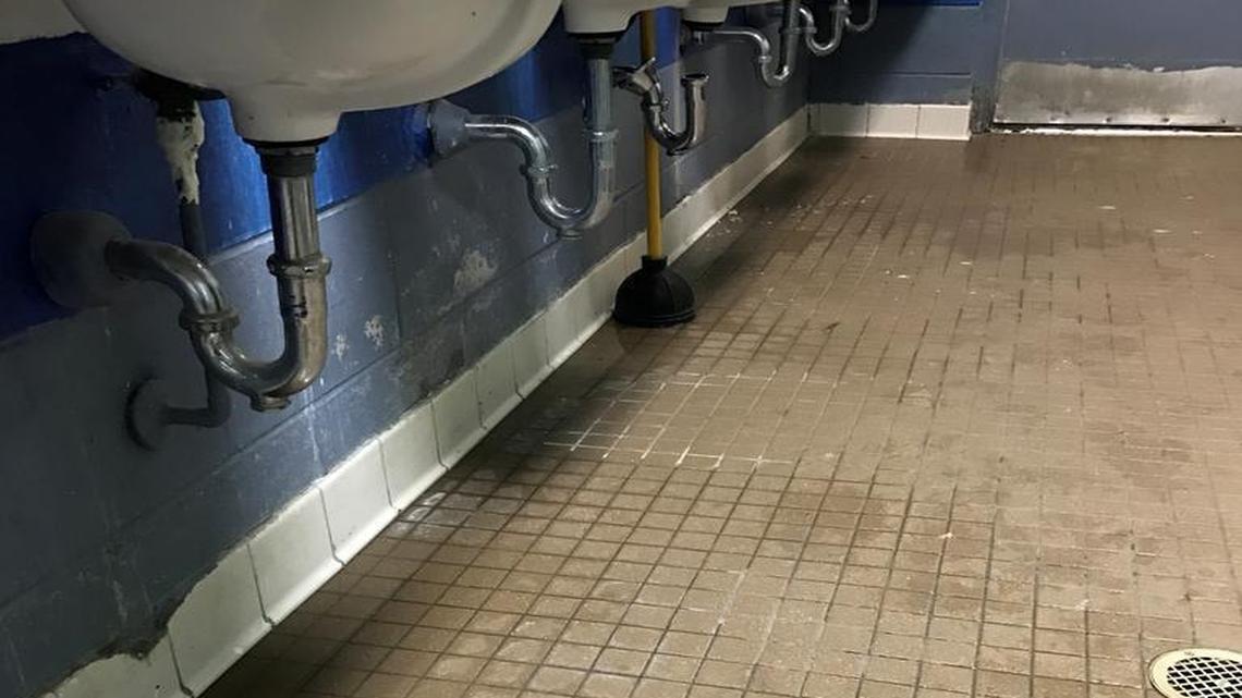 During a surprise inspection at Gadsden Correctional Facility in North Florida this month, Rep. David Richardson found that water seeping from showers was resulting in standing water in the sink area. It was one of nearly 500 outstanding work orders for repairs that have been languishing for months at the women’s prison, he said.