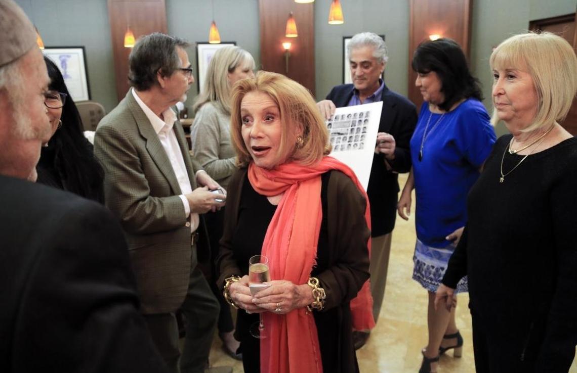 Students from Francinelee Hand’s 1961-62 third-grade class at Sabal Palm Elementary gather for a reunion at La Gorce Country Club on Saturday, January 20, 2018.