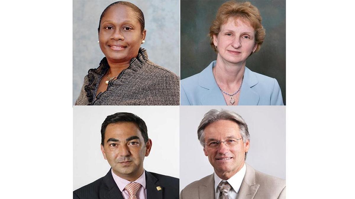 Clockwise from top left, MDC campus presidents that have taken on additional campuses: Dr. Malou Harrison, Dr. Beverly Moore-Garcia, Dr. Richard Prentiss and Dr. Joaquin Martinez