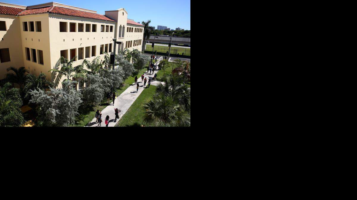 
The campus at Booker T. Washington High School in Overtown.


