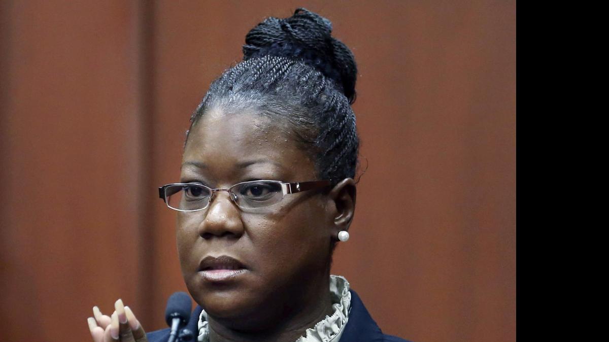 
Trayvon Martin's mother, Sybrina Fulton, who was honored Wednesday by the Miami-Dade Schools.

