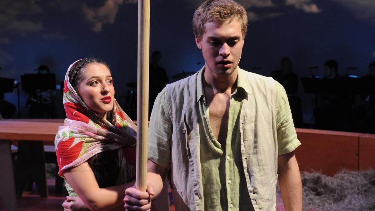 Katerina McCrimmon, left, and Sean Stack of the New World School of the Arts were awarded the United States Presidential Scholar in the Arts award. Sean will attend the University of North Carolina School of the Arts and Katerina will attend Florida State University.
