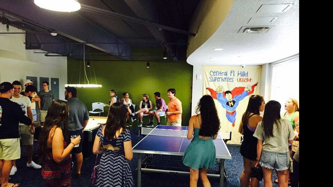 
An interior of the Hillel Center at the University of Central Florida 

