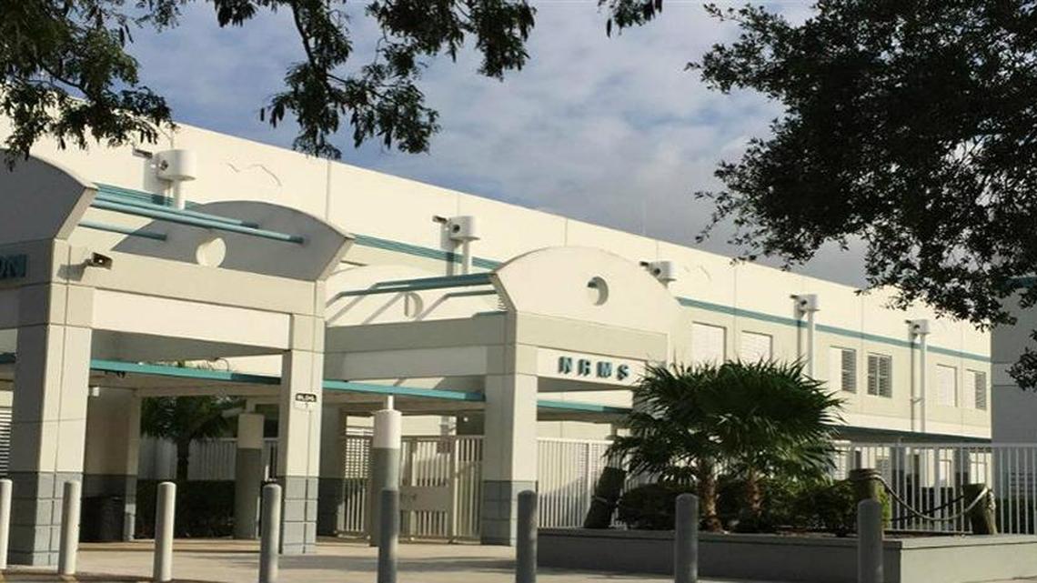 New River Middle School in Fort Lauderdale. A former teacher at the school was punished for calling a student a “terrorist.”