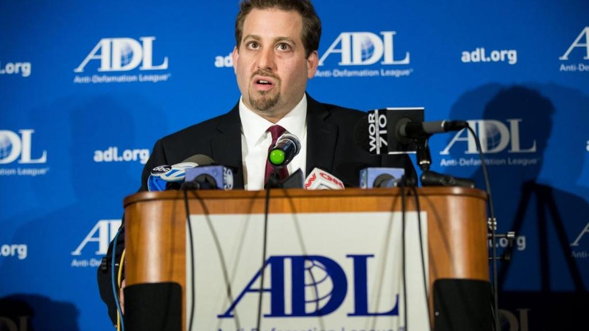 Oren Segal, Director of the Anti-Defamation League Center on Extremism, speaks during a press conference to discuss the arrest of a St. Louis man charged in connection with bomb threats against Jewish Community Centers and the Anti-Defamation League national headquarters building in New York City, March 3, 2017 in New York City.