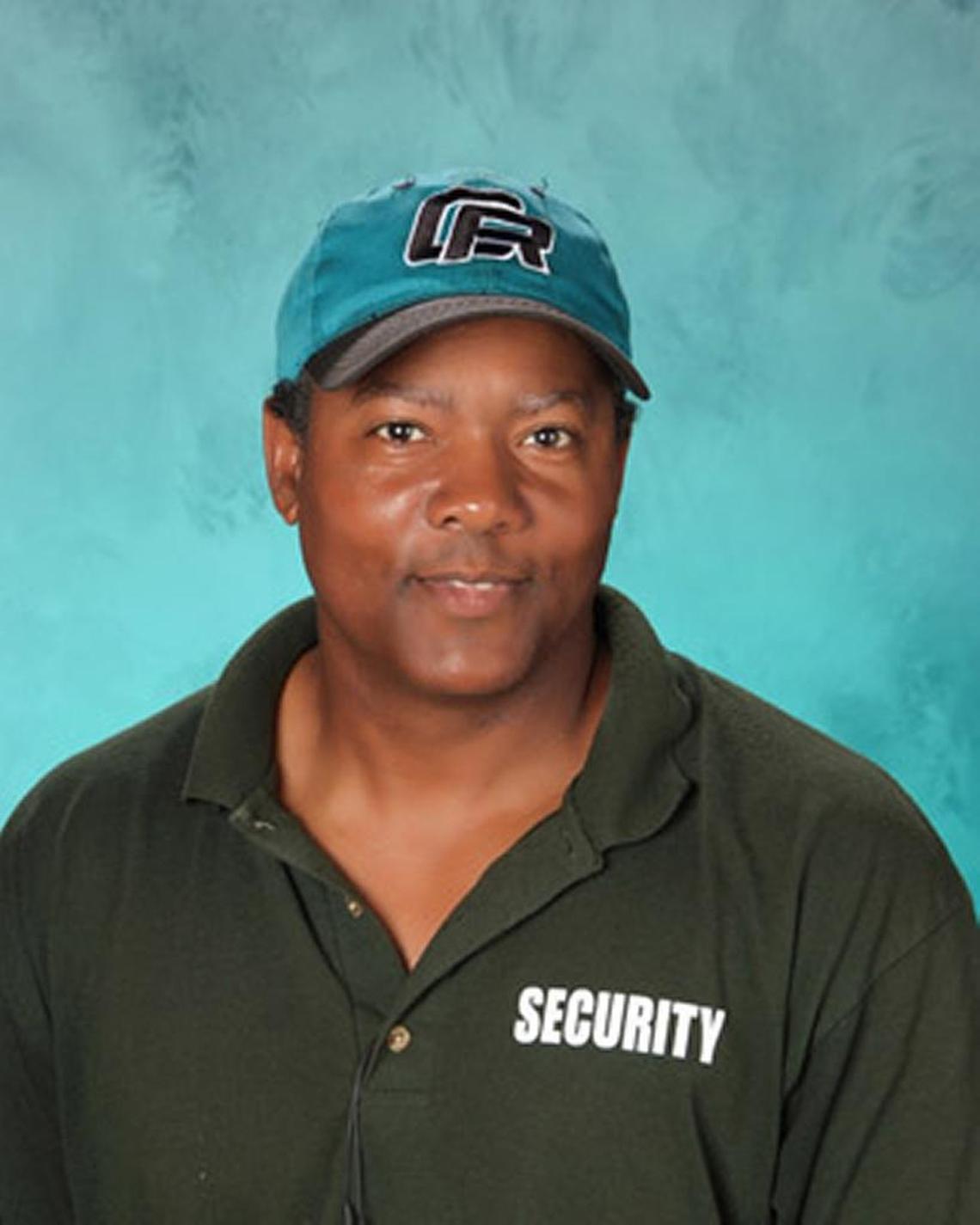 Darryl Ward, a former coach and security guard at Coral Reef Senior High.