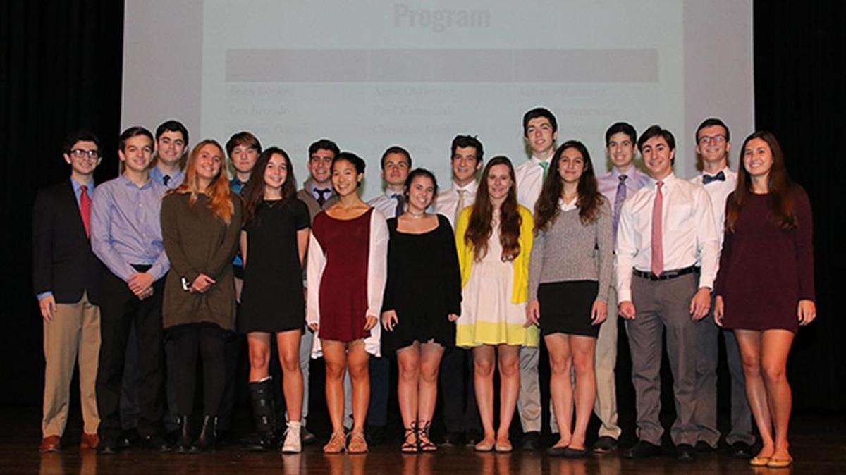 Eighteen Ransom Everglades School students were named National Hispanic Recognition Program Scholars for achieving high scores on their Preliminary SAT in May.