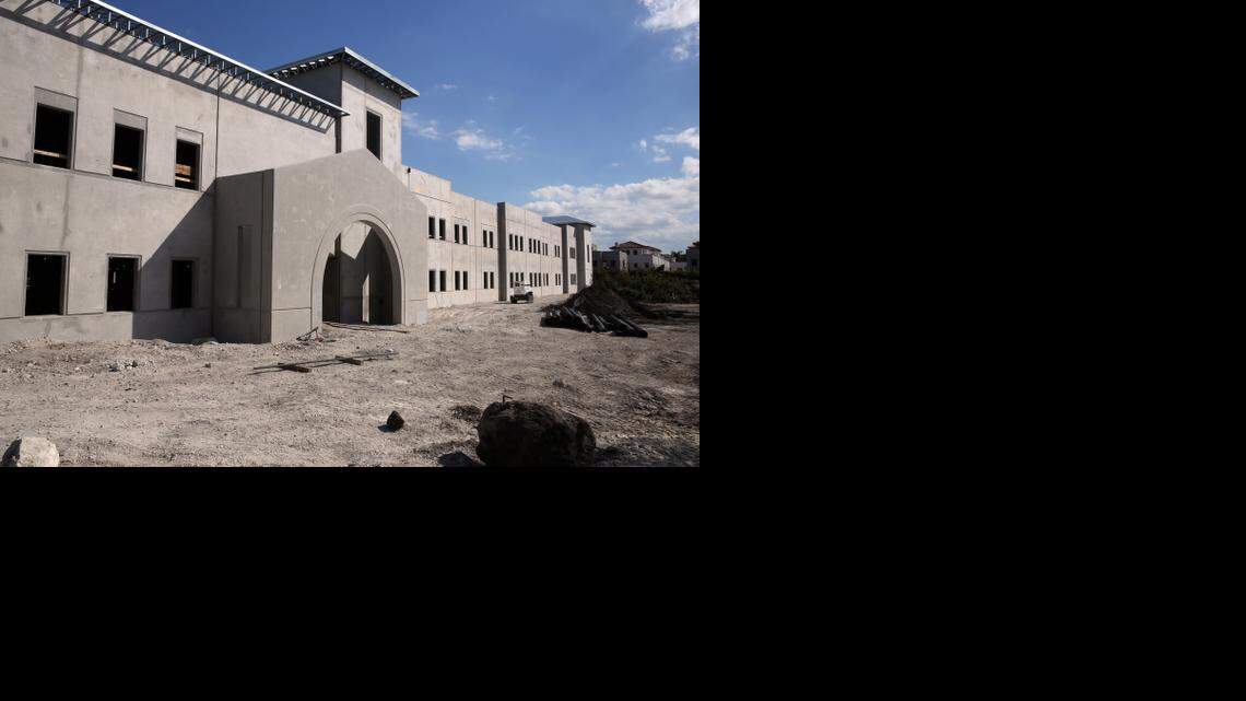 
Exterior of the Downtown Doral Charter Elementary School Thursday Feb. 12, 2015. The elementary charter school began construction in April 2014 and is projected to open in the fall of 2015.
