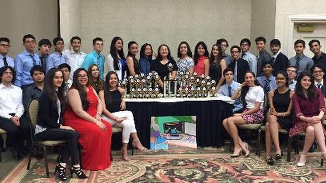 Doral Academy Preparatory High School placed ninth in the state during the Mu Alpha Theta math convention in Orlando. Anirudh Rahul and Ethan Partidas will represent their school at the national competition in St. Louis in July.