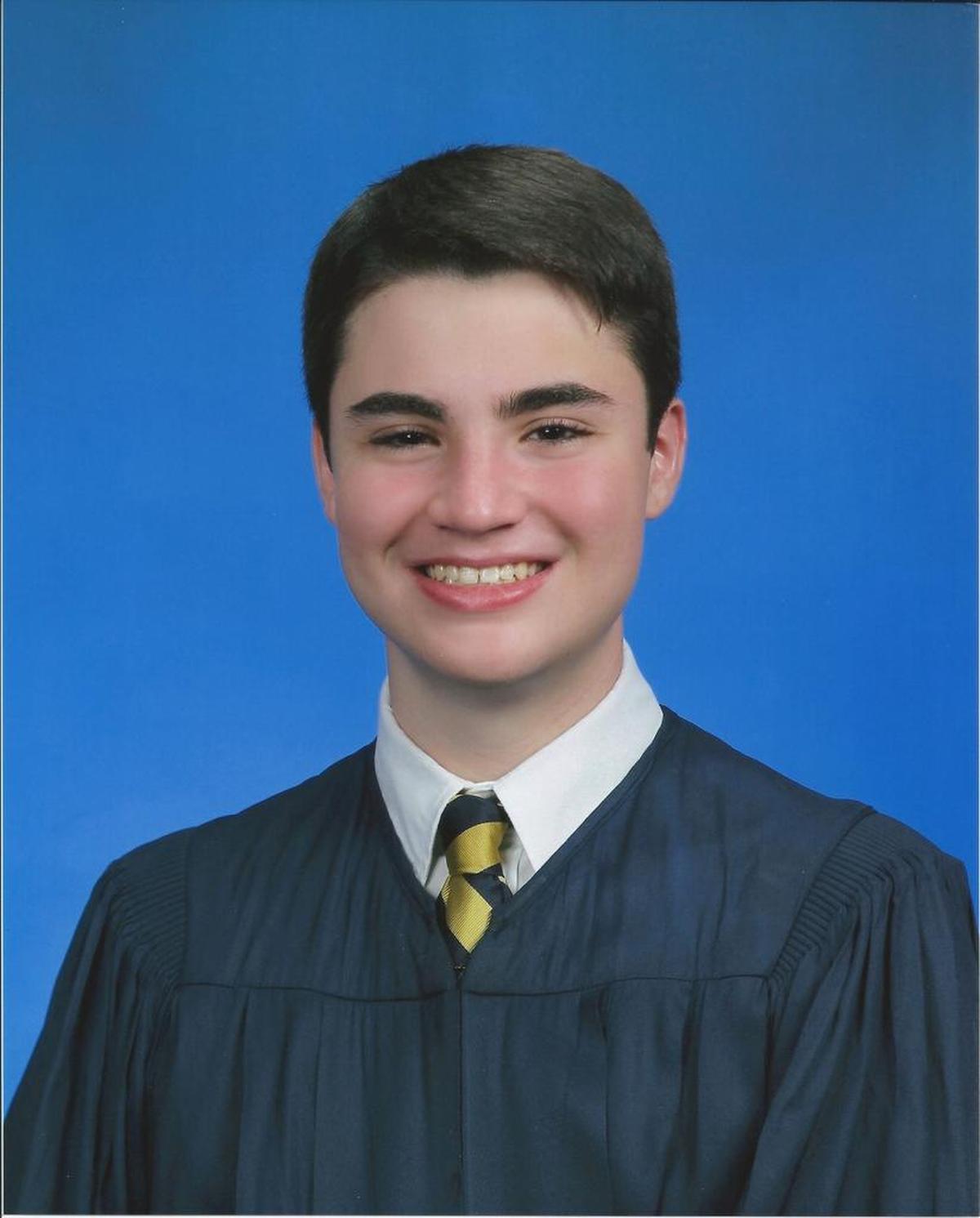 Andres Dones, a senior at Belen Jesuit Preparatory School, will receive the 2018 Youth Virtues, Valor and Vision Award from the National Catholic Educational Association during National Catholic Schools Week, Jan. 28-Feb. 3.