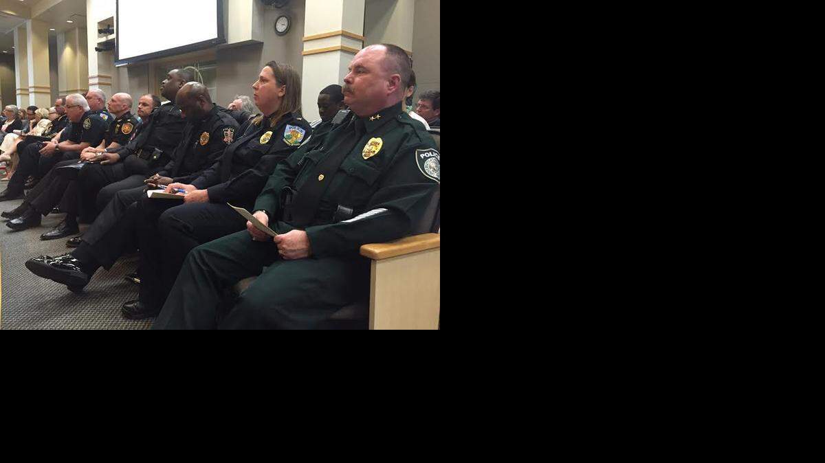 
Representatives from campus police departments across the state traveled to Tallahassee Monday to oppose the campus guns bill.
